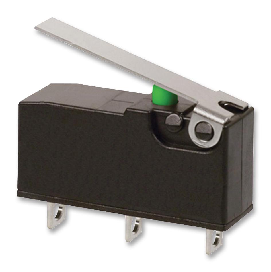 DB1CA1LB MICROSWITCH, SPDT, LEVER, 6A, 250VAC ZF ELECTRONICS