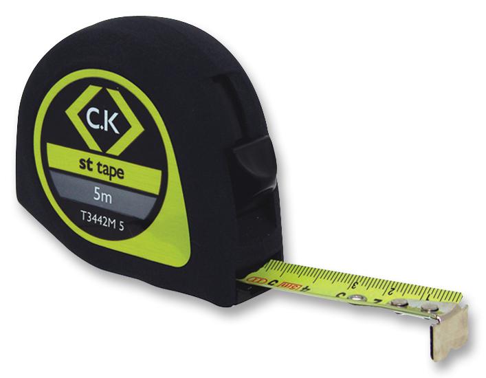 T3442M 5 TAPE MEASURE, SOFTECH, 5M, METRIC CK TOOLS