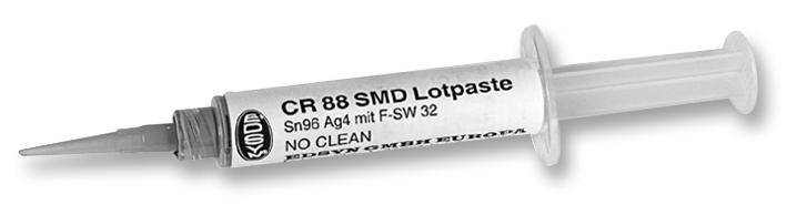 CR 88 SOLDER PASTE, 96.5/3.5, 221 DEG, 10G EDSYN