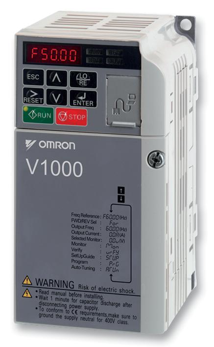 VZA42P2BAA INVERTER DRIVE, 2.2KW, 400VAC, 5.5A OMRON