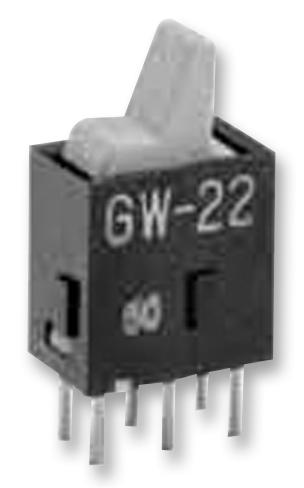 GW22LHP ROCKER SWITCH, DPDT, ON-ON NKK SWITCHES