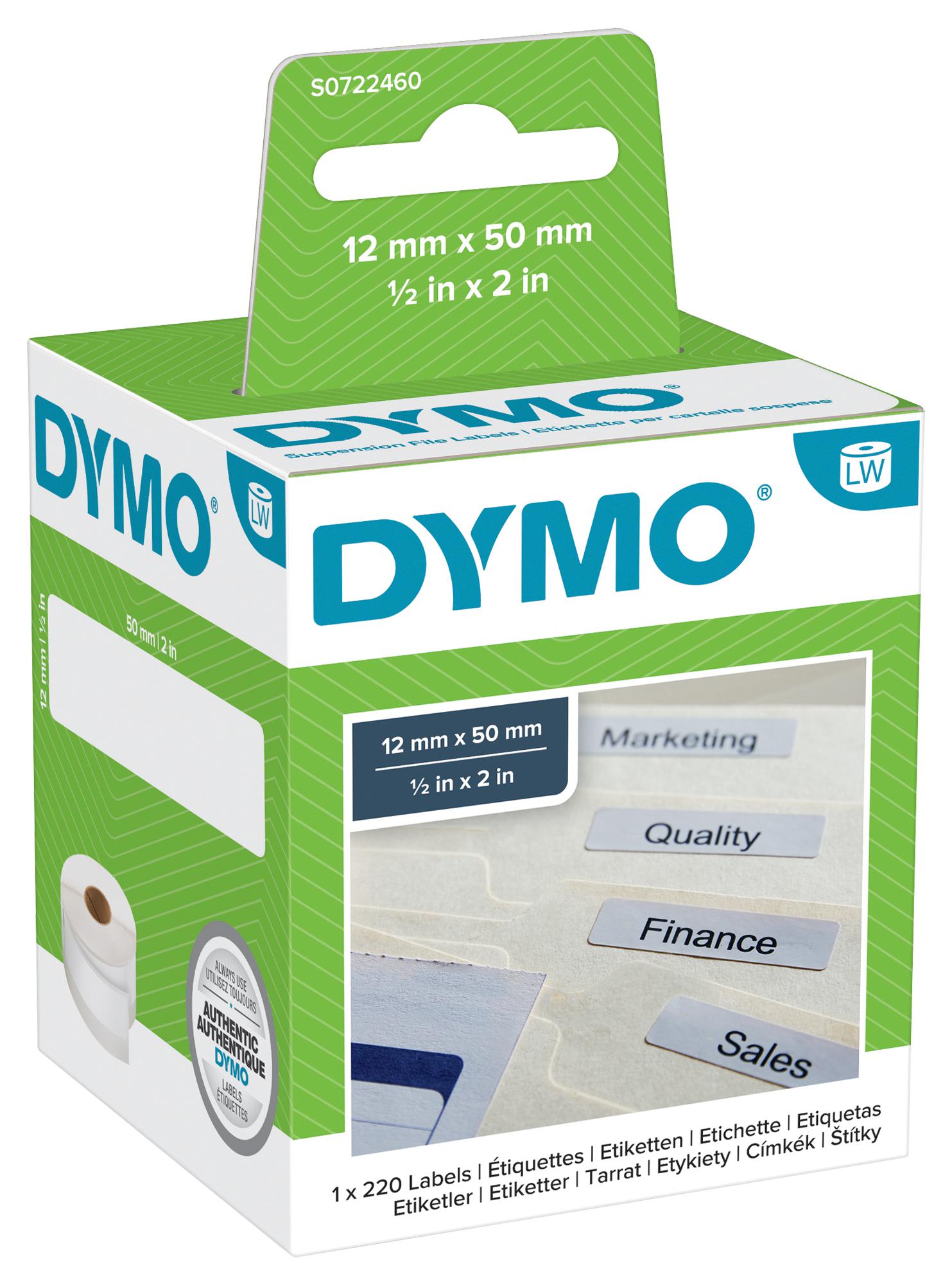 99017 LABEL, SUSPENSION FILE DYMO