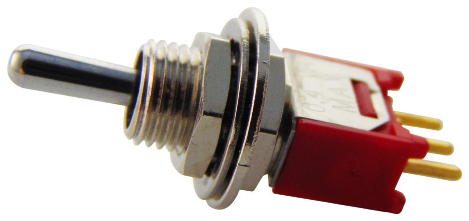 2MS4T1B5M2RE SWITCH, TOGGLE, SPDT, MOM-OFF-MOM MULTICOMP PRO
