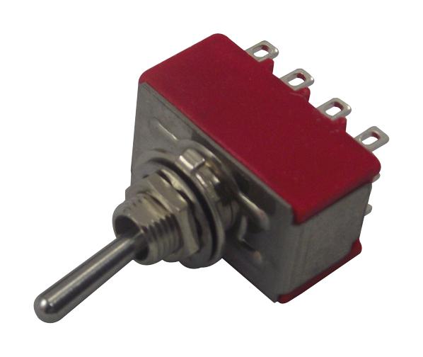 1M41T1B5M1QE SWITCH, 4PDT, 5A, 120VAC MULTICOMP PRO