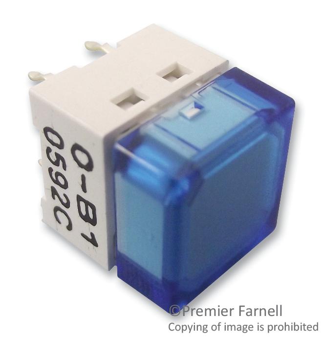 B3W-9000-B1B SWITCH, ILLUMINATED, PCB, BLUE OMRON