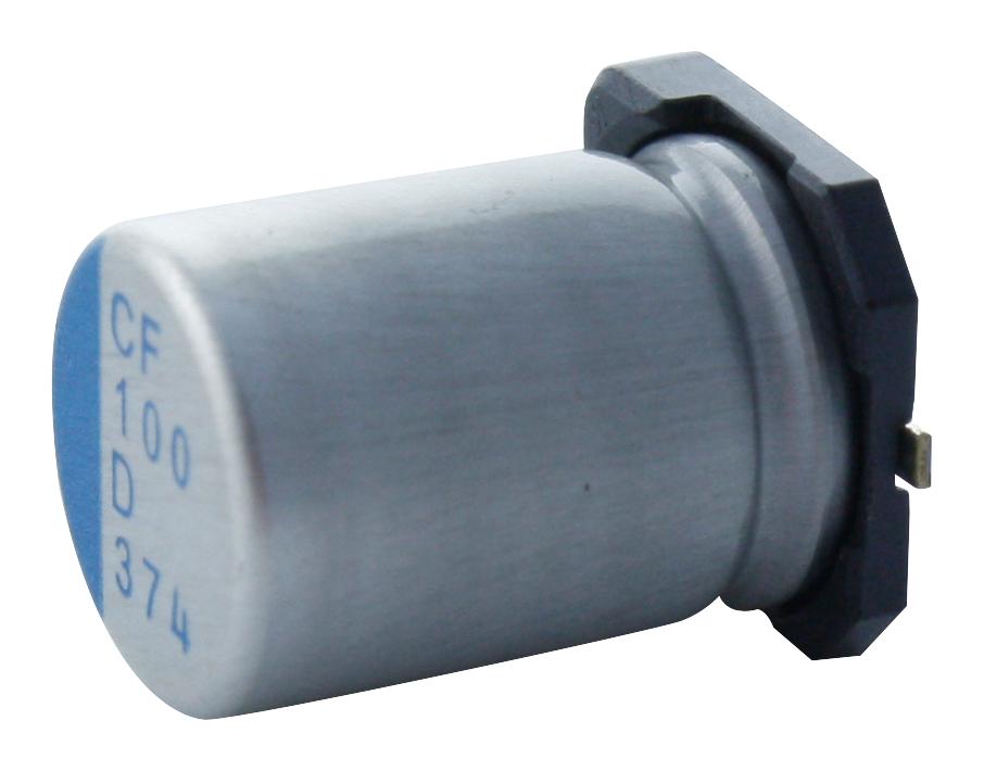 PCF1D101MCL1GS CAP, 100µF, 20V, 20%, RADIAL NICHICON
