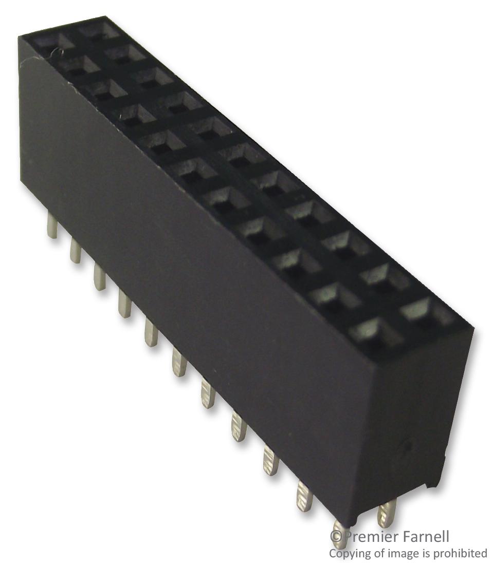 2200SB-40G-A1 SOCKET, PCB, 2 ROW, VERT, 40WAY MULTICOMP PRO