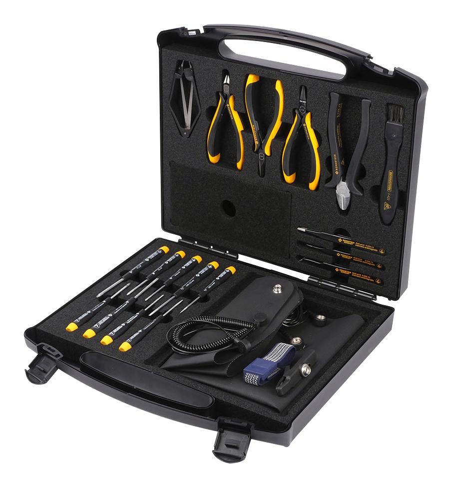 2280 ESD TOOL SET, 19PCS BERNSTEIN WERKZEUGFABRIK