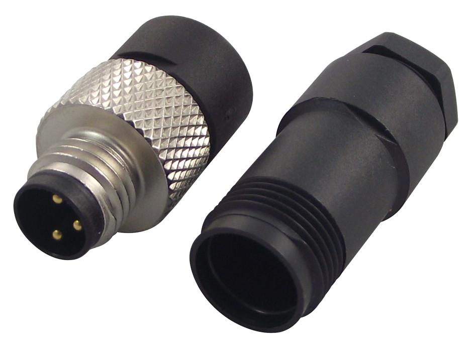 N03MA03124 PLUG, M8, 3WAY MOLEX