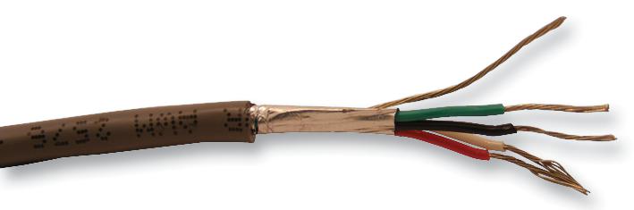 1214C SL005 CABLE, SHIELDED, 24AWG, 4CORE, 30.5M ALPHA WIRE