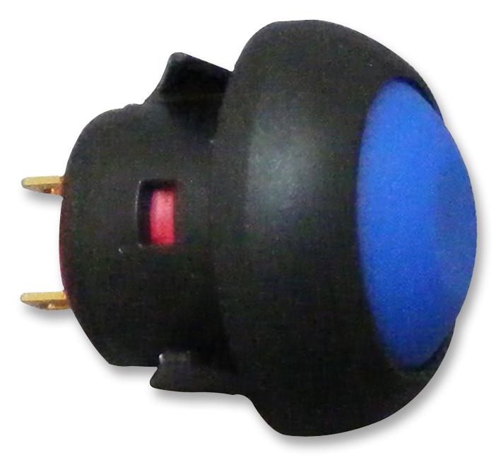 MCPAS6B1M1CE7 SWITCH, PUSH BUTTON, SPST, IP67, BLUE MULTICOMP PRO