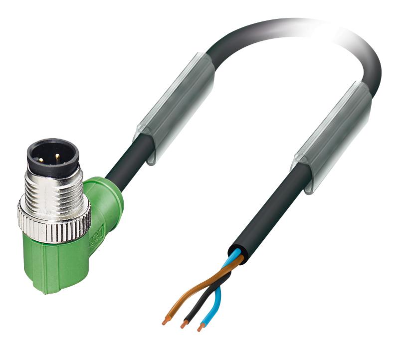 1668140 SENSOR CORD, 3P, M12 PLUG-FREE END, 3M PHOENIX CONTACT