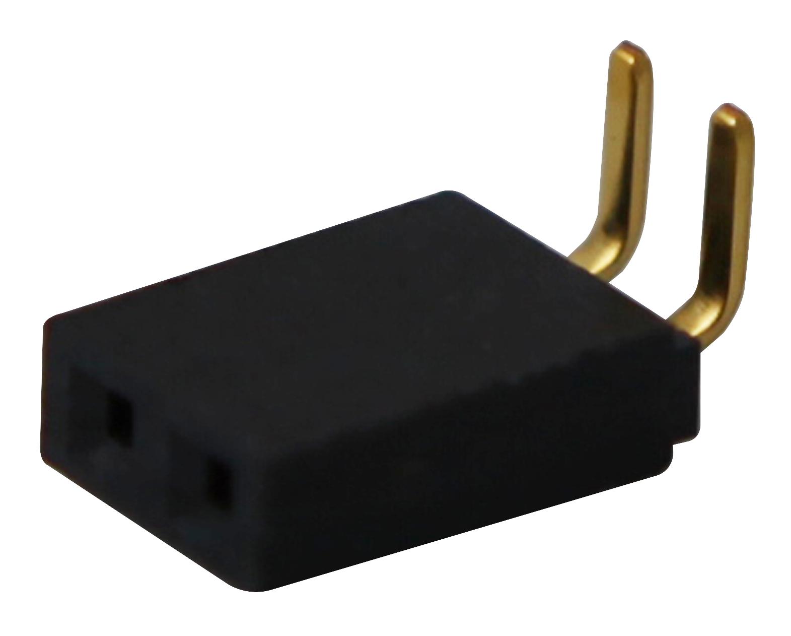 SSW-102-02-G-S-RA RECEPTACLE, 2.54MM, R/A SINGLE, 2WAY SAMTEC