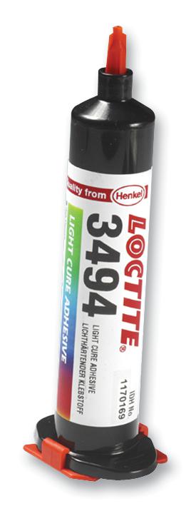 3494, 25ML 3494 UV/LIGHT CURE ADH, 25ML LOCTITE