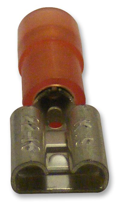 FDNYD1-250 CRIMP TERMINAL, FEMALE, RED, PK100 MULTICOMP PRO