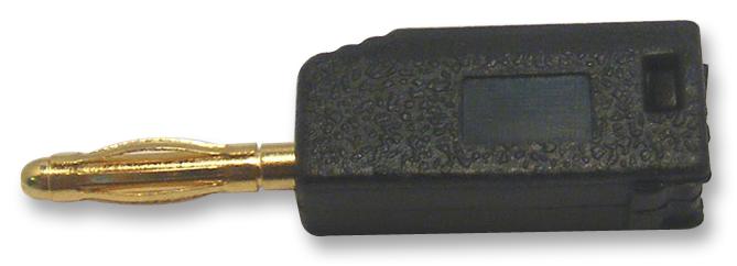 25.206.2 PLUG, 2MM, STACKABLE, BLACK MULTICOMP