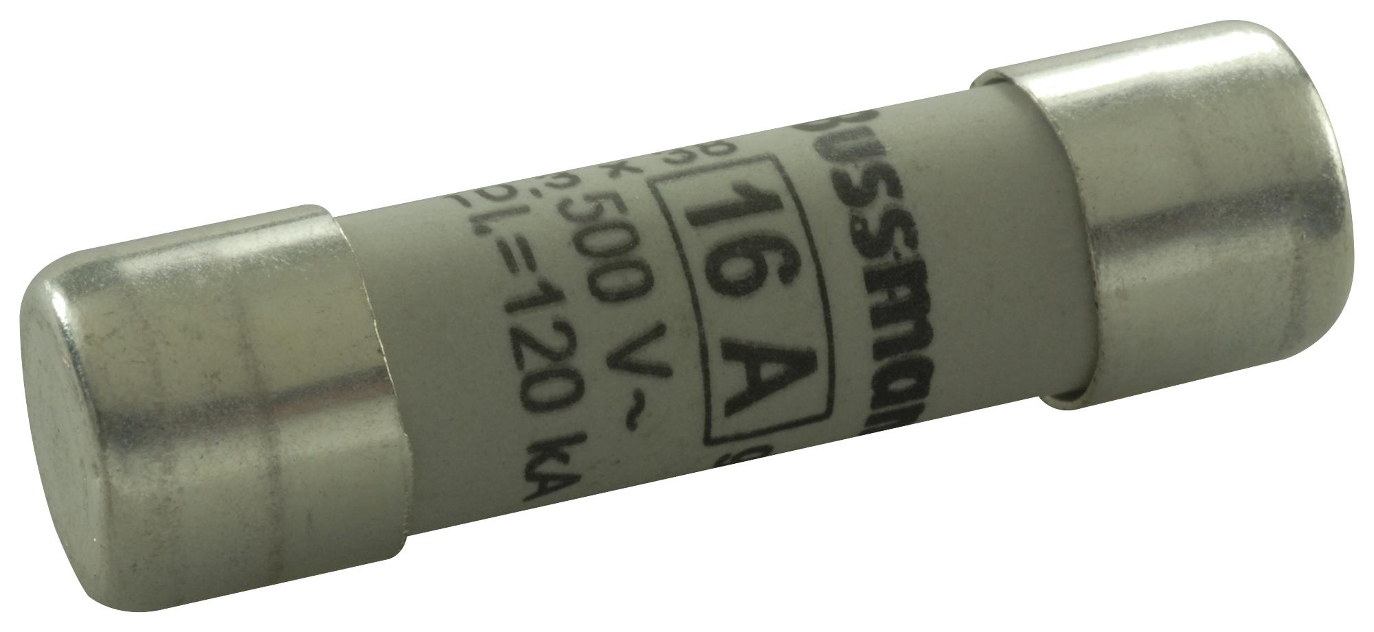 C10G16 FUSE, 16A, 10X38, 500V EATON BUSSMANN