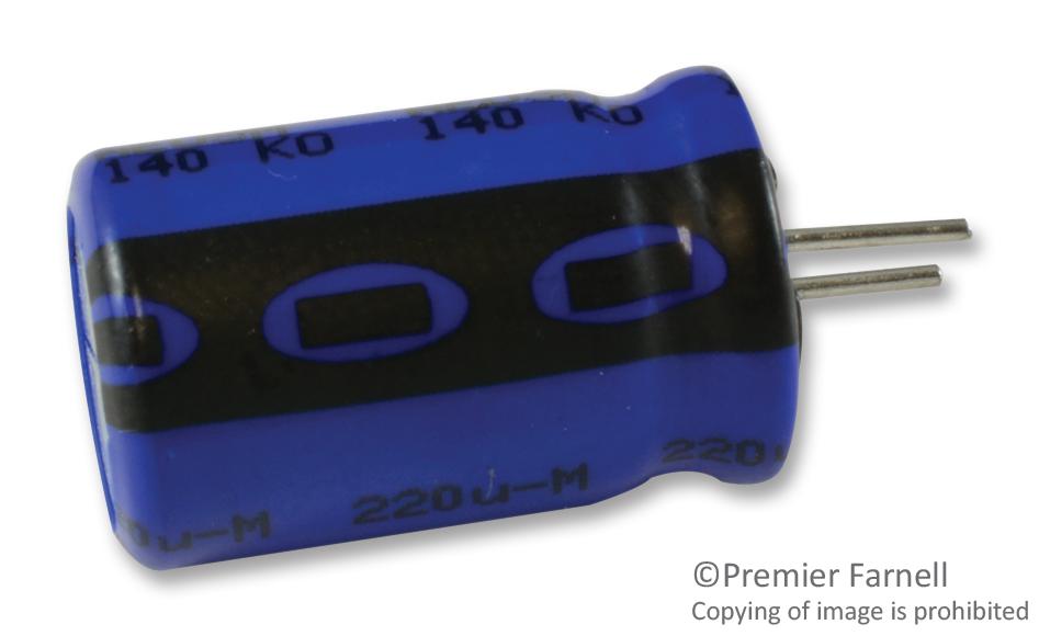 MAL214066221E3 CAP, 220µF, 25V, 20% VISHAY