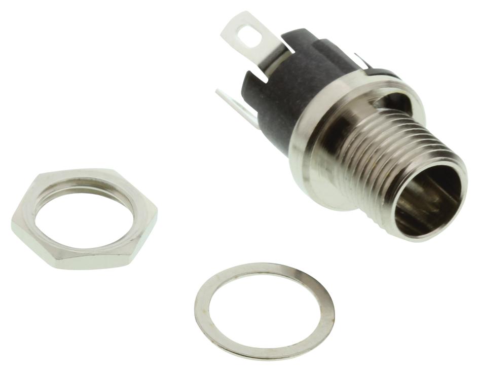 L722A DC POWER JACK, 2.0MM, 12VDC, 5A, SOLDER SWITCHCRAFT/CONXALL