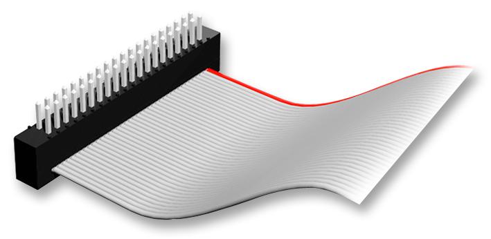 FFMD-10-01 HEADER, IDC, 1.27MM, 20WAY SAMTEC