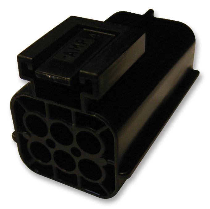 344265-1 CONNECTOR HOUSING, RCPT, 6POS, 4.8MM AMP - TE CONNECTIVITY