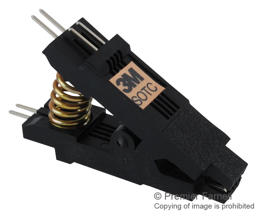 923650-08 TEST CLIP, 8WAY, SOIC, 923 SERIES 3M