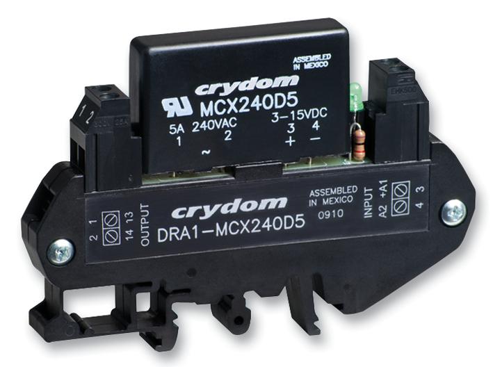 DRA1-MCX240D5 SSR, DIN MODULE, 280VAC, 5A SENSATA/CRYDOM