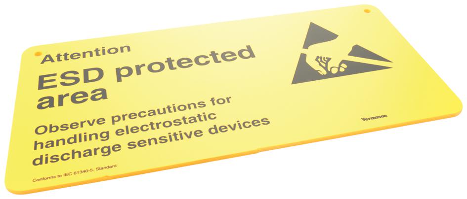 229135 SIGN, STATIC, CAUTION DESCO EUROPE (FORMERLY VERMASON)