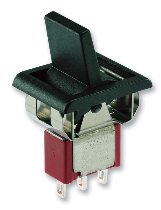 3-1571987-4 ROCKER SWITCH, DPDT, 5A, 120V, PANEL ALCOSWITCH - TE CONNECTIVITY