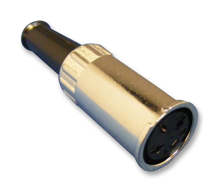 0122 08-1 SOCKET, FREE, DIN, BAYONET, 8WAY LUMBERG