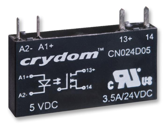 CN024D05 SSR, SIP, 24VDC, 3.5A, 3-12VDC SENSATA/CRYDOM