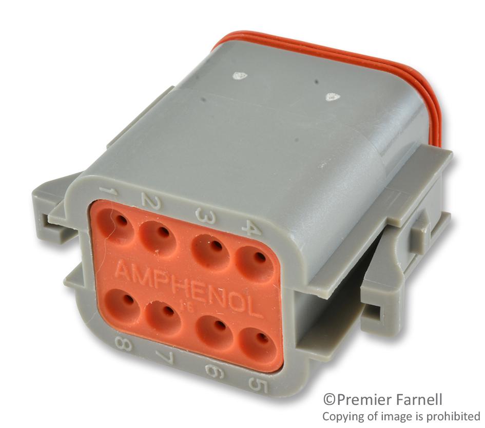 AT06-08SA PLUG, AT, 8 WAY, SKT AMPHENOL SINE/TUCHEL