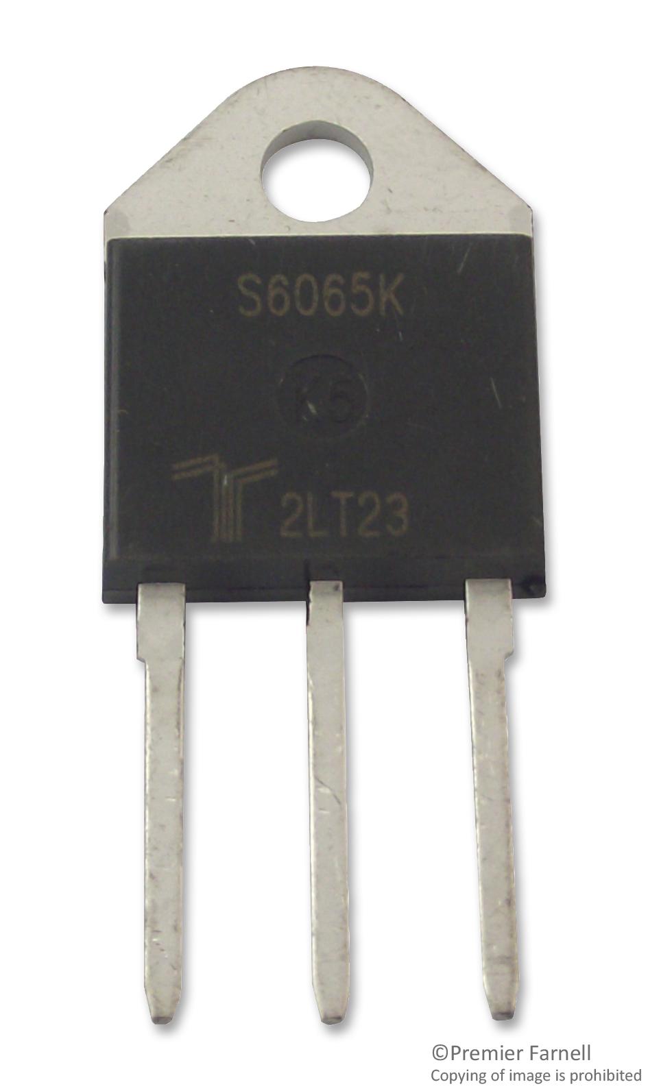 S6065KTP THYRISTOR, 600V, 65A, TO218AC LITTELFUSE