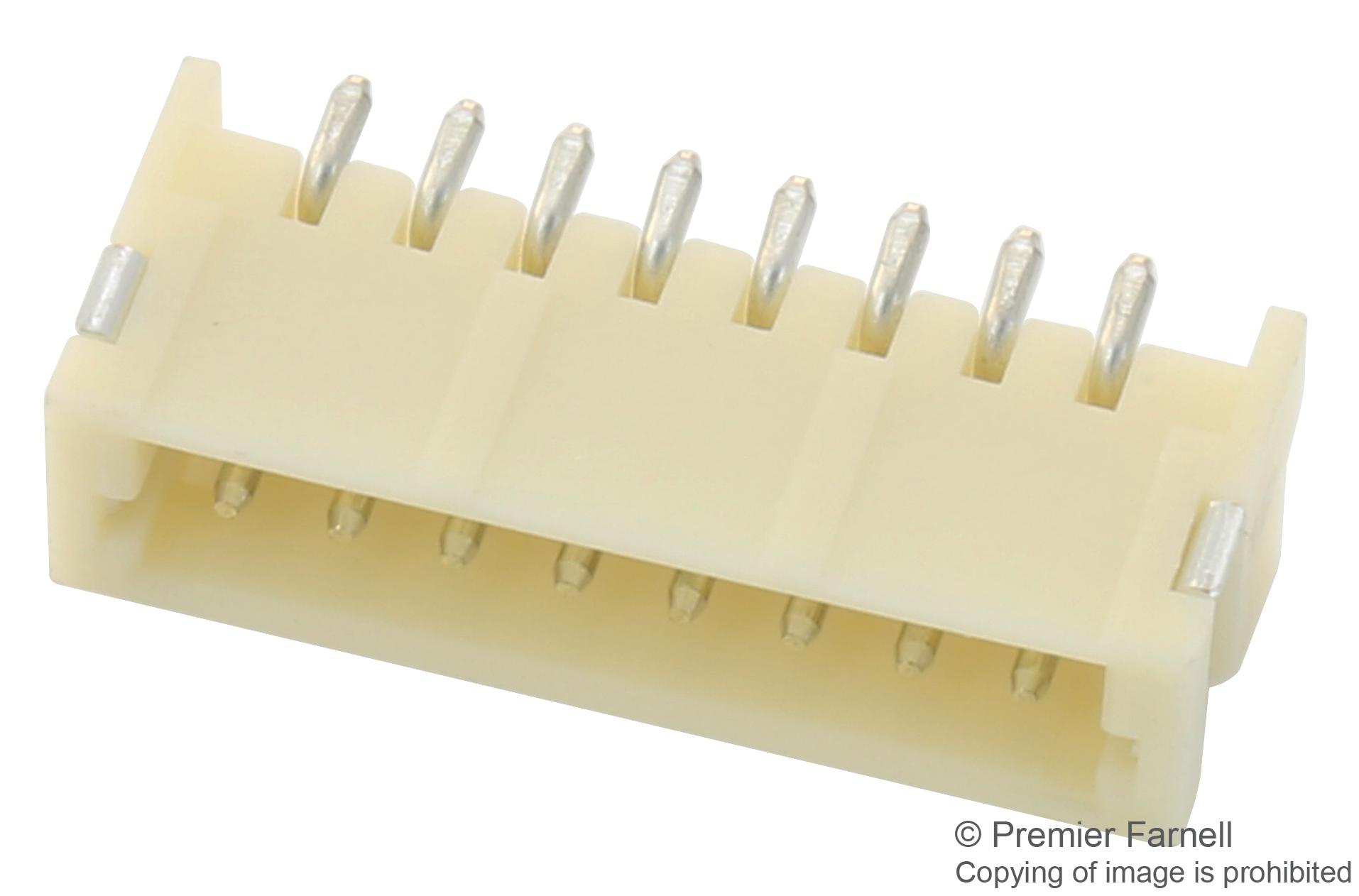 S8B-ZR-SM4A-TF (LF)(SN) HEADER, ZH, SIDE, 8WAY, 1.5MM, SMT JST (JAPAN SOLDERLESS TERMINALS)