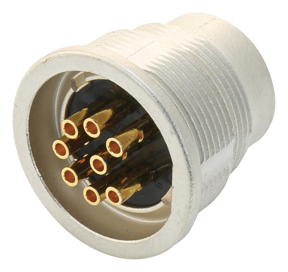 0315-2 08-1 PLUG, PANEL, REAR MOUNT, SWUM, 8P LUMBERG