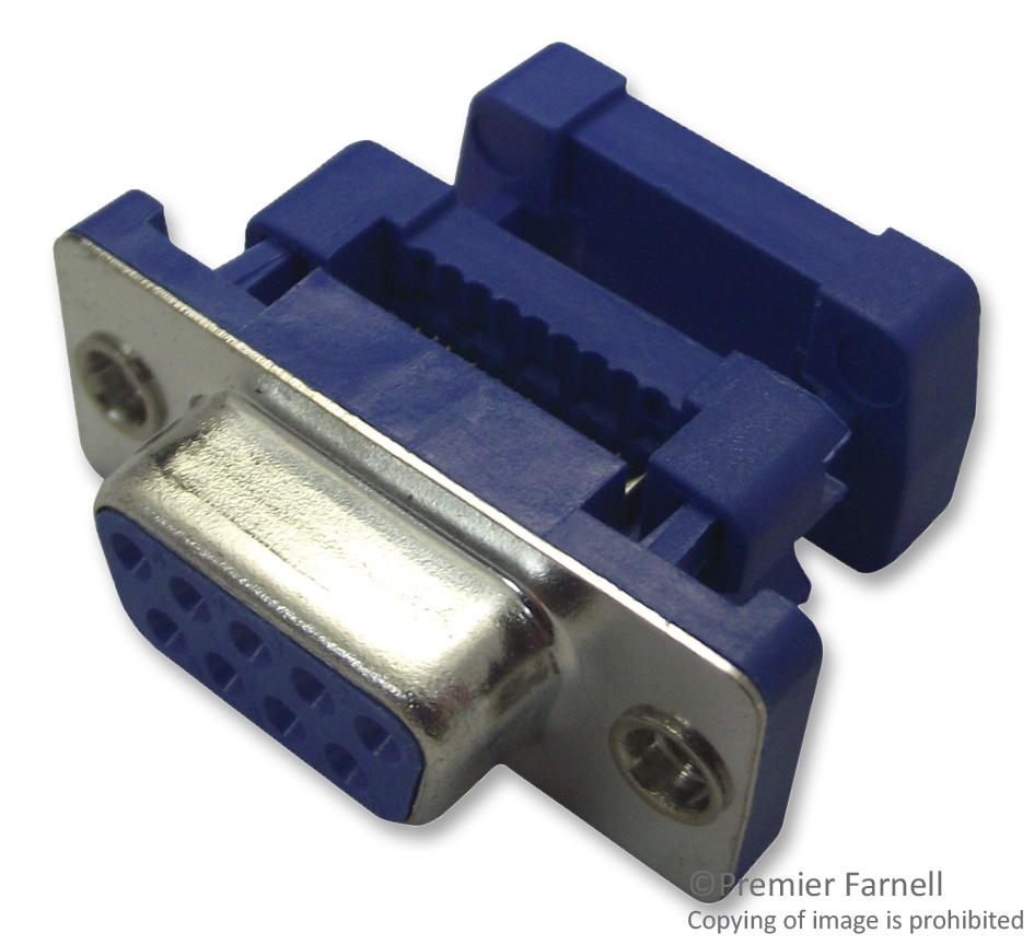 618009227221 SOCKET, D SUB, IDC, UNC 4-40, 9WAY WURTH ELEKTRONIK