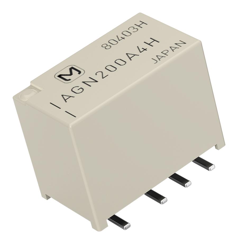 AGN200A4HZ SIGNAL RELAY, DPDT, 4.5VDC, 1A, SMD PANASONIC