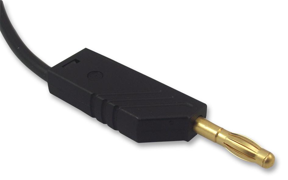 934066700 TEST LEAD, BLK, 2M, 60V, 32A HIRSCHMANN TEST AND MEASUREMENT