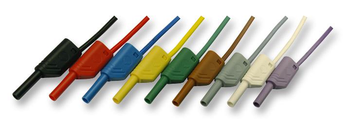 975695701 TEST LEAD, RED, 500MM, 1KV, 10A HIRSCHMANN TEST AND MEASUREMENT