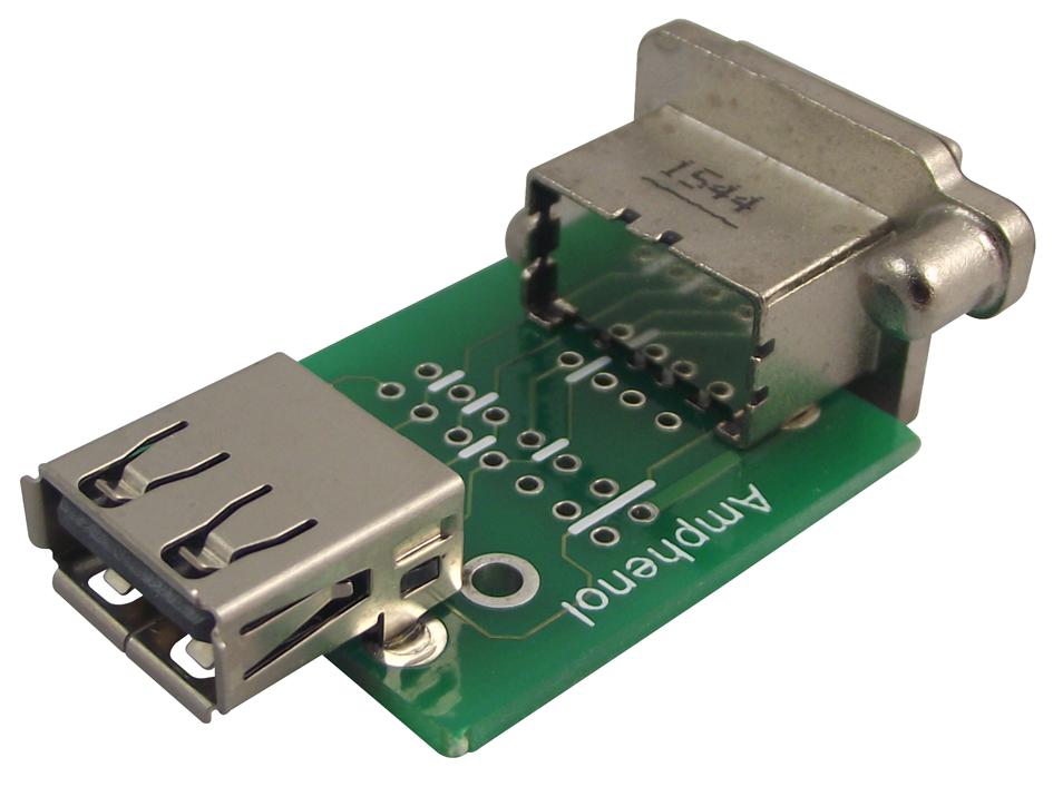 MUSBA31130 USB, 2.0 TYPE A, RECEPTACLE, TH AMPHENOL ICC