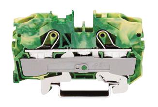 2010-1207 TERMINAL BLOCK, DIN RAIL, 2POS, 12AWG WAGO
