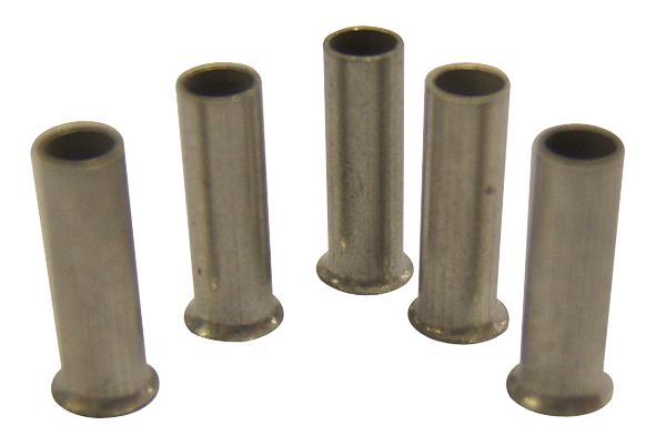 WE1.0-10 FERRULE, UNINSULATED, 1MMSQ., PK100 JST (JAPAN SOLDERLESS TERMINALS)