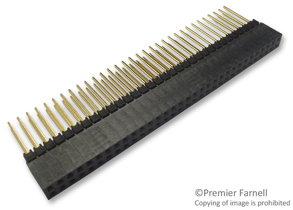 ESQ-132-14-G-D SOCKET, 2.54MM, 2X32WAY, ELEVATED SAMTEC