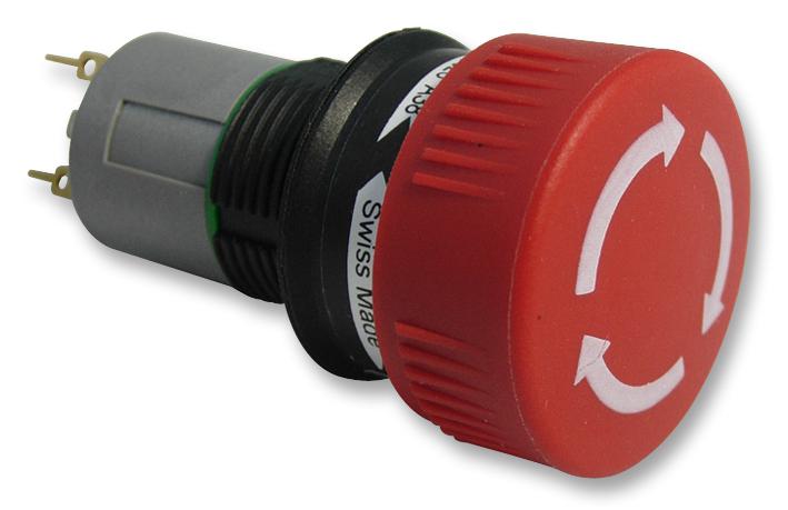 51-253.022 SWITCH, E-STOP, 1CO, TURN RESET, FASTON EAO