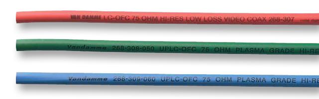 268308C CABLE, COAX, VIDEO, GREEN, 100M VAN DAMME