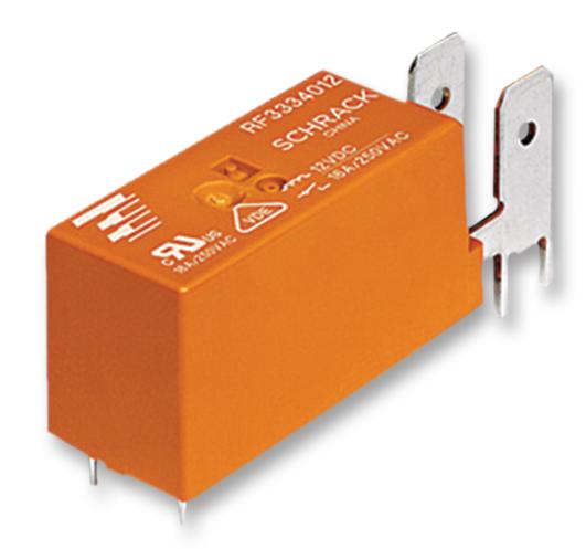RF334012WG RELAY, SPST-NO, 250VAC, 16A SCHRACK - TE CONNECTIVITY