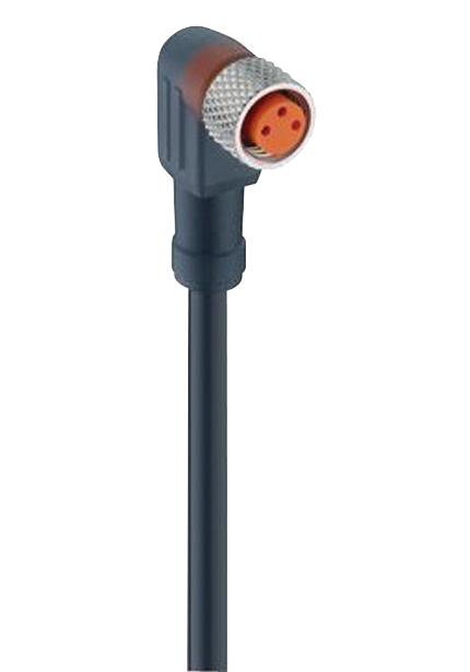 RKMWV 4-225/2 M LEAD,PUR, M8 R/A SKT-FREE END,4P,2M LUMBERG AUTOMATION