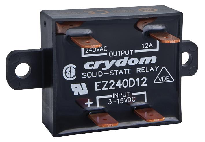 EZ240D12S SSR, 240VAC/12A, 3-15VDC IN, ZC SENSATA/CRYDOM