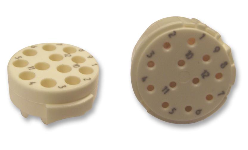 SAI-M23-BE-12 INSERT, M23, 12 WAY, SKT WEIDMULLER