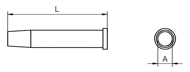 XT DS TIP, PB-FREE, 5MM WELLER